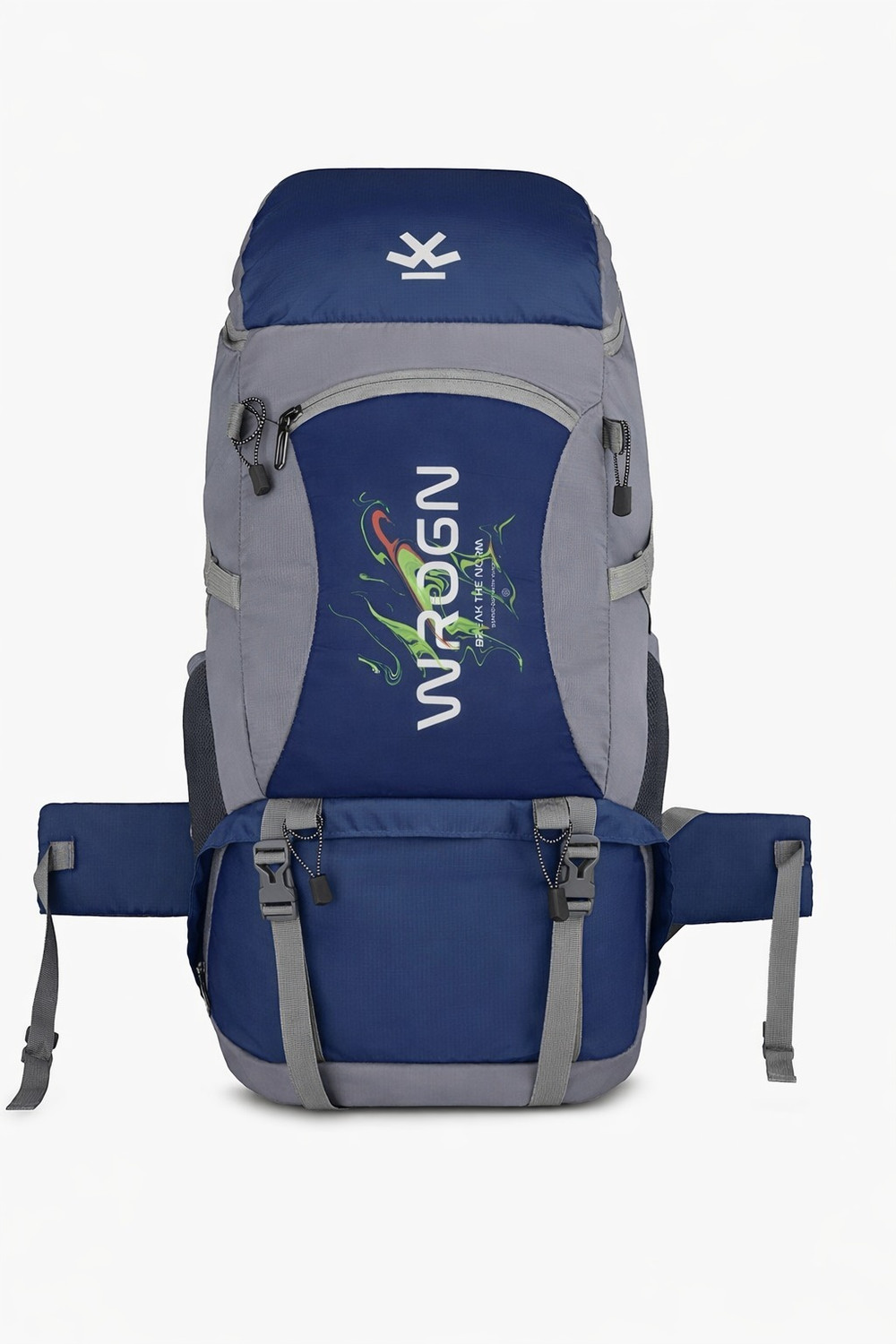 Image of WROGN 60LTravel Rucksack Backpack for Trekking Hiking Camping withMultiple Compartment Rucksack - 60 L