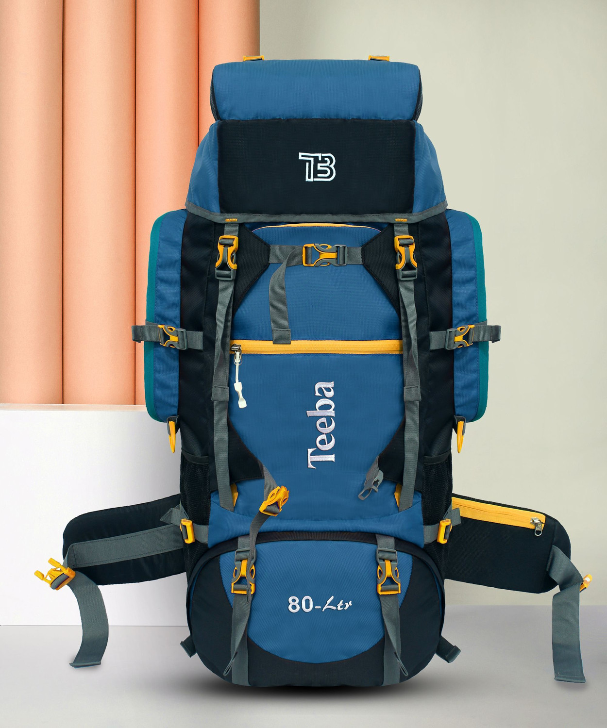 Image of Zikki Waterproof Trekking Hiking Camping Outdoor Camp Luggage Bag Tour Travel Backpack Rucksack - 80 L