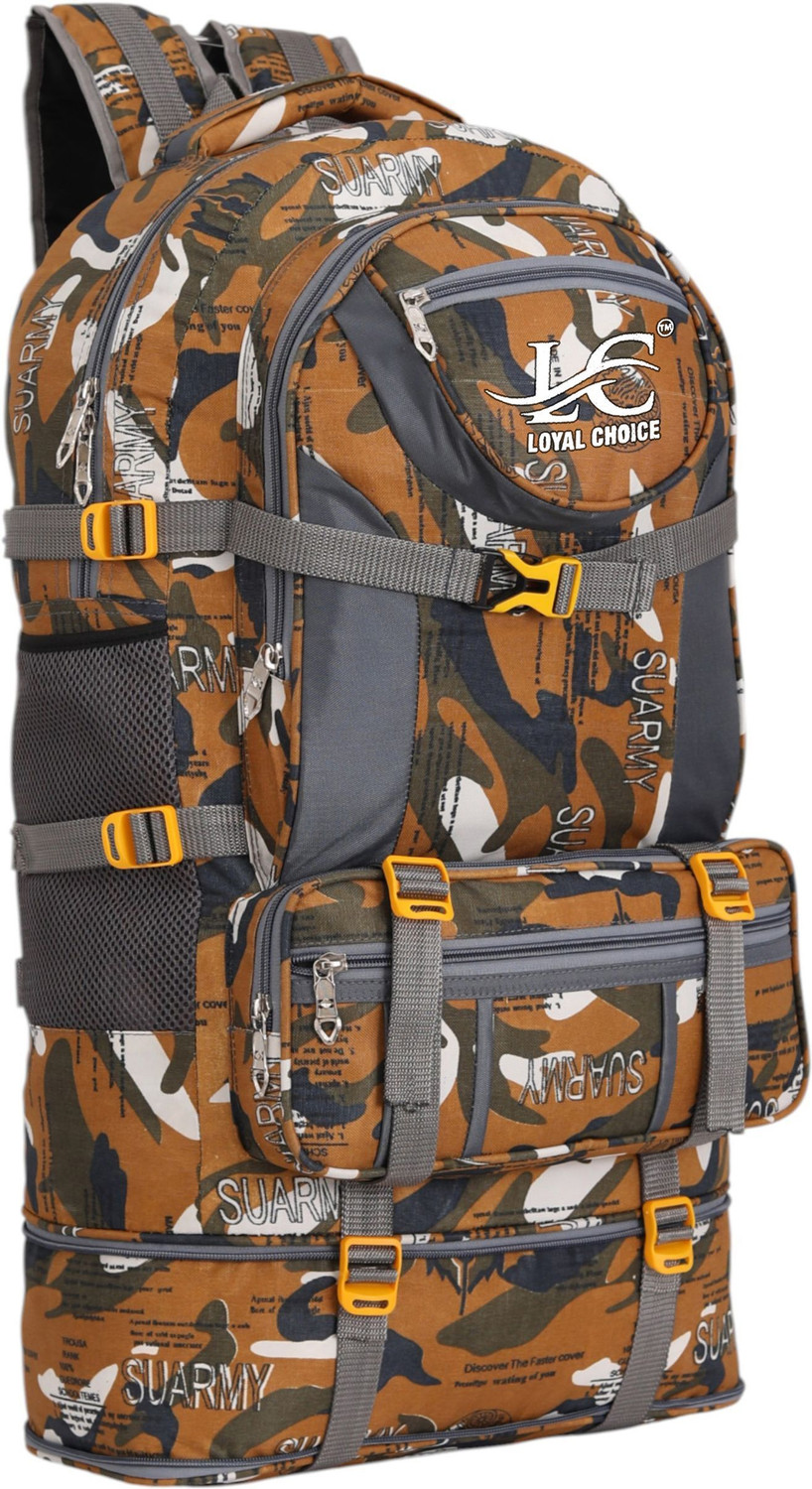 Image of LOYAL CHOICE Expandable Travel Outdoor Sport Camping Hiking TrekkingBagRucksack-55 L Rucksack - 55 L