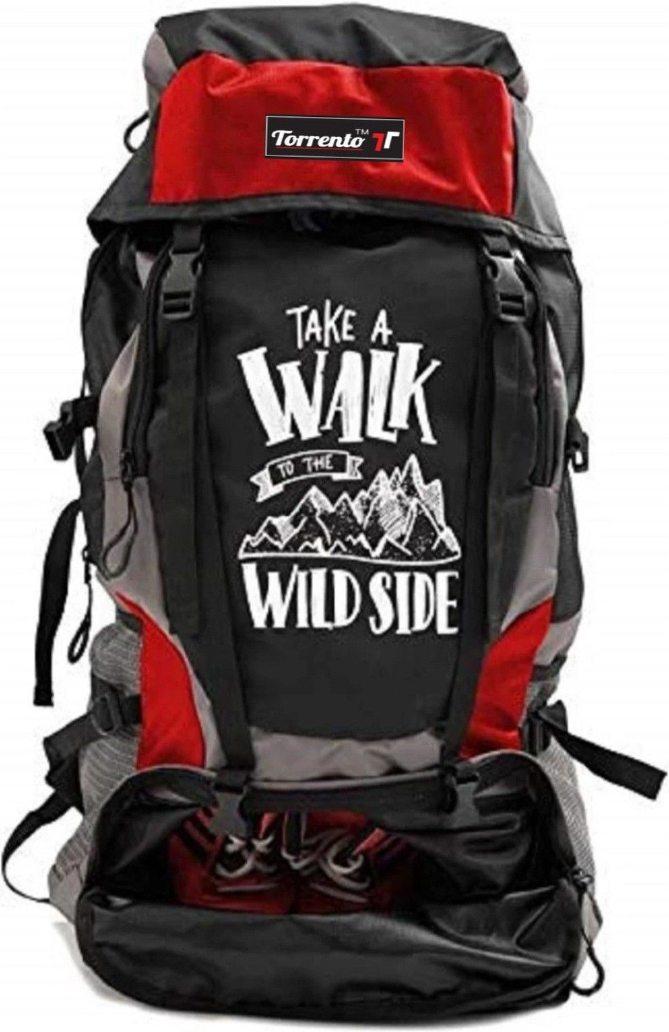 Image of TORRENTO 60 L Polyester Travel Outdoor Camping Tracking Hacking Luggage Bags, Mountain Trekking Rucksack Backpacks For Men And Women Hiking Luggage Rucksack - 65 L