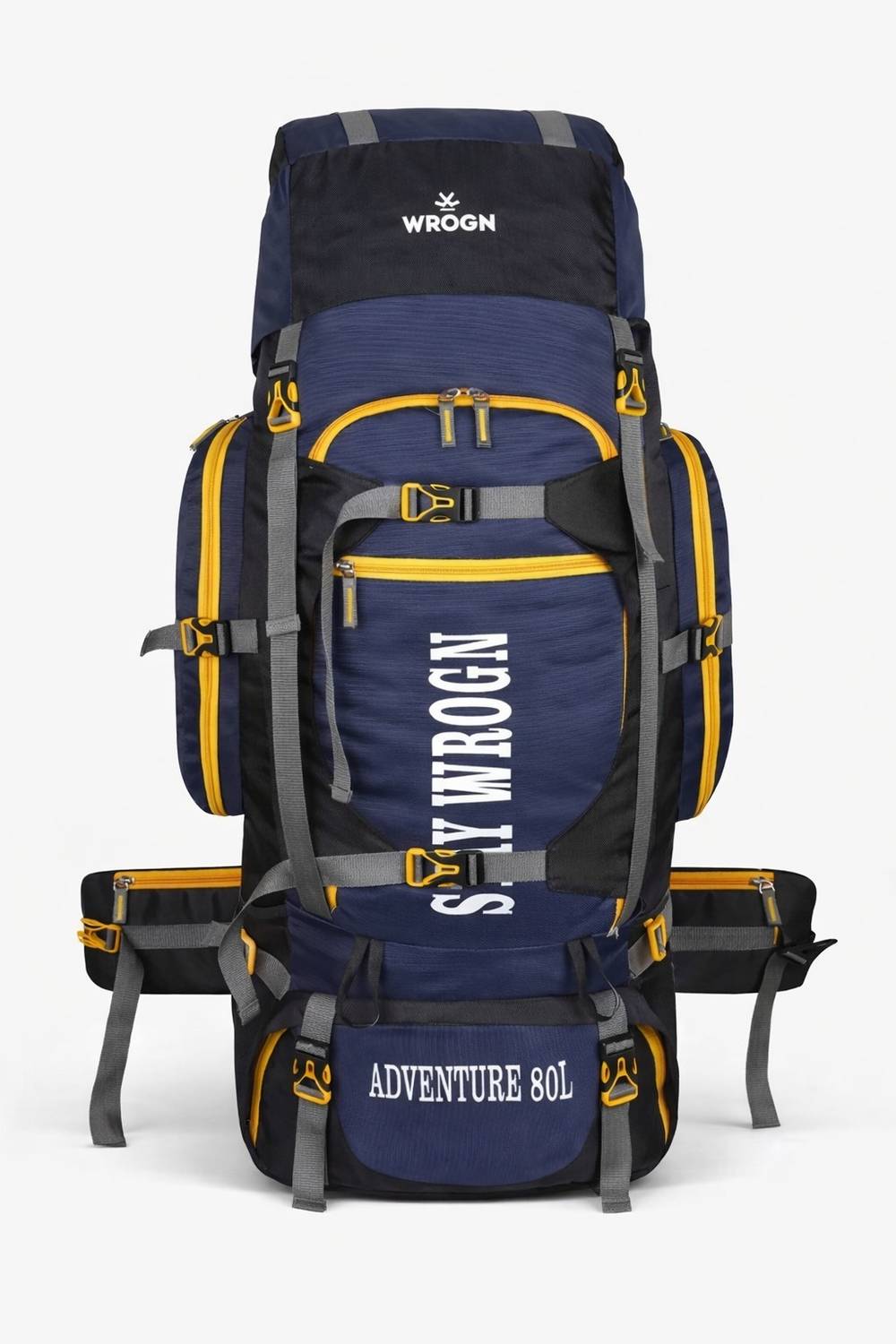 WROGN Yuri-Travel 85L Blue Rucksack - Image 1