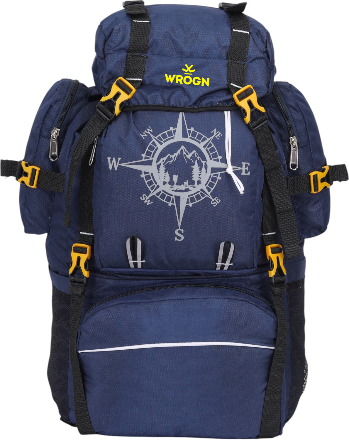 Image of WROGN Trekking Rucksack for Travel - Waterproof, Lightweight & Spacious Pack Rucksack - 75 L