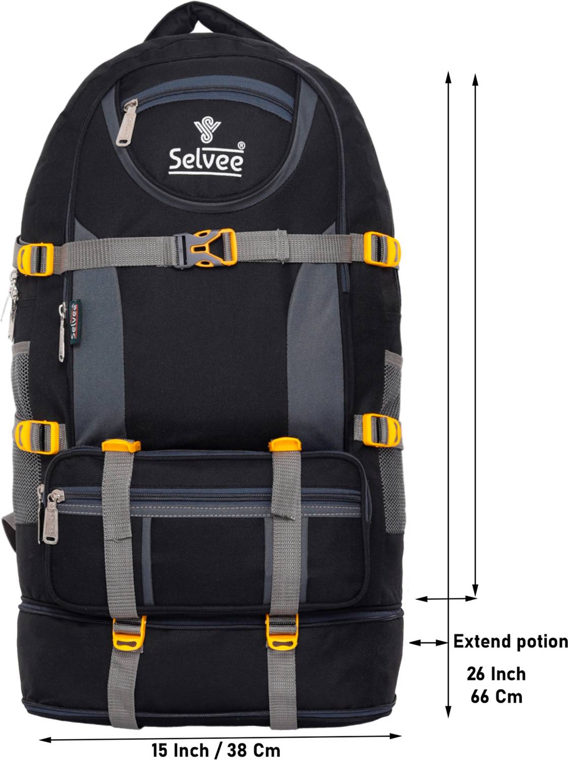 selvee Travel Rucksack Backpack 65L - Image 2