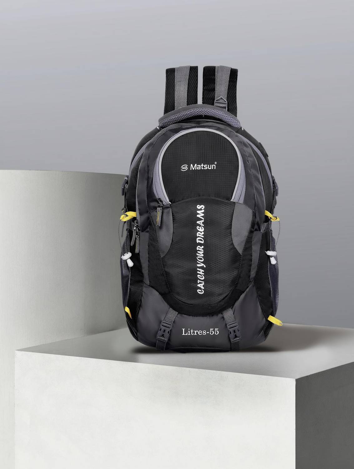 Matsun Large 55 L Laptop Backpack Premium Waterproof Bag For Travelling Trekking Rucksack - 55 L