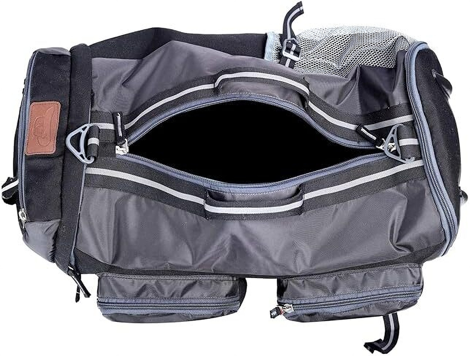 Image of Leatherworld Adventure Stylish Water Resistance Trekking Hiking Travel Bag Rucksack - 40 L (Grey)