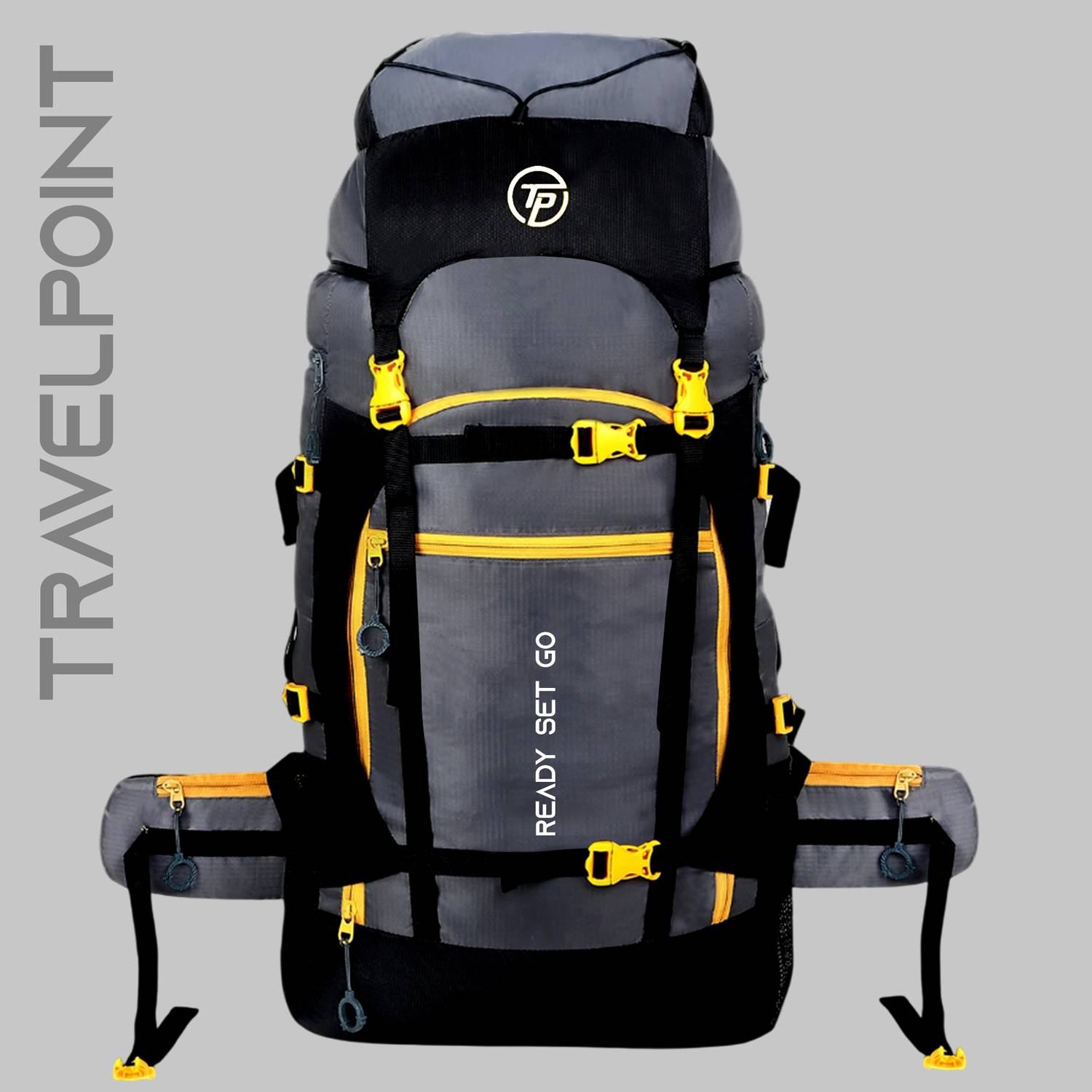 TRAVEL POINT WATERPROOF TREKKING BAG HIKKING BACKPACK FOR OUTDOOR Rucksack - 60 L