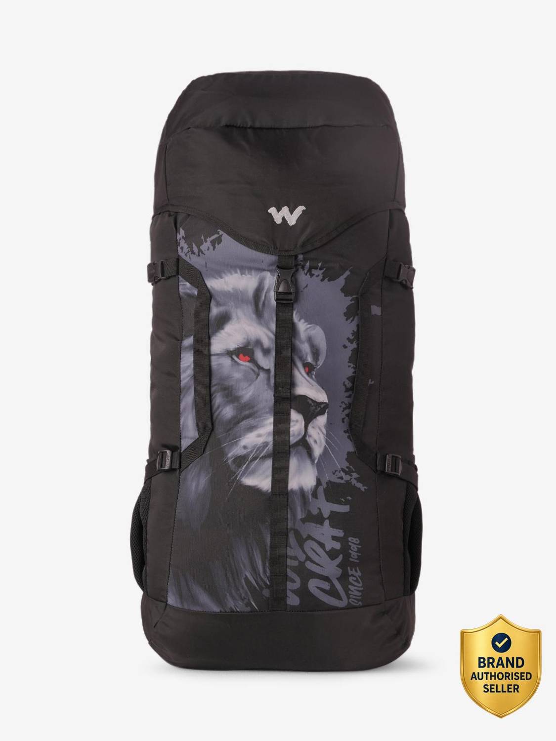 Wildcraft Howler 60L Black Rucksack - Image 1