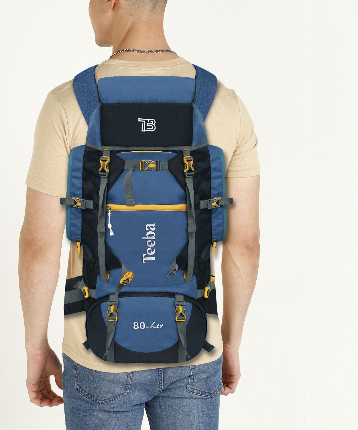 Image of Zikki Waterproof Trekking Hiking Camping Outdoor Camp Luggage Bag Tour Travel Backpack Rucksack - 80 L