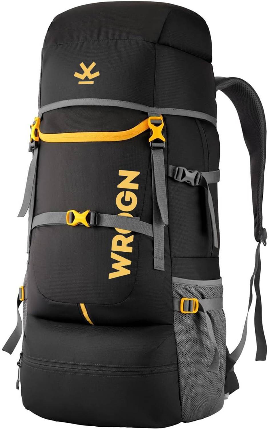 WROGN Trekking Bag 65L with Rain Cover