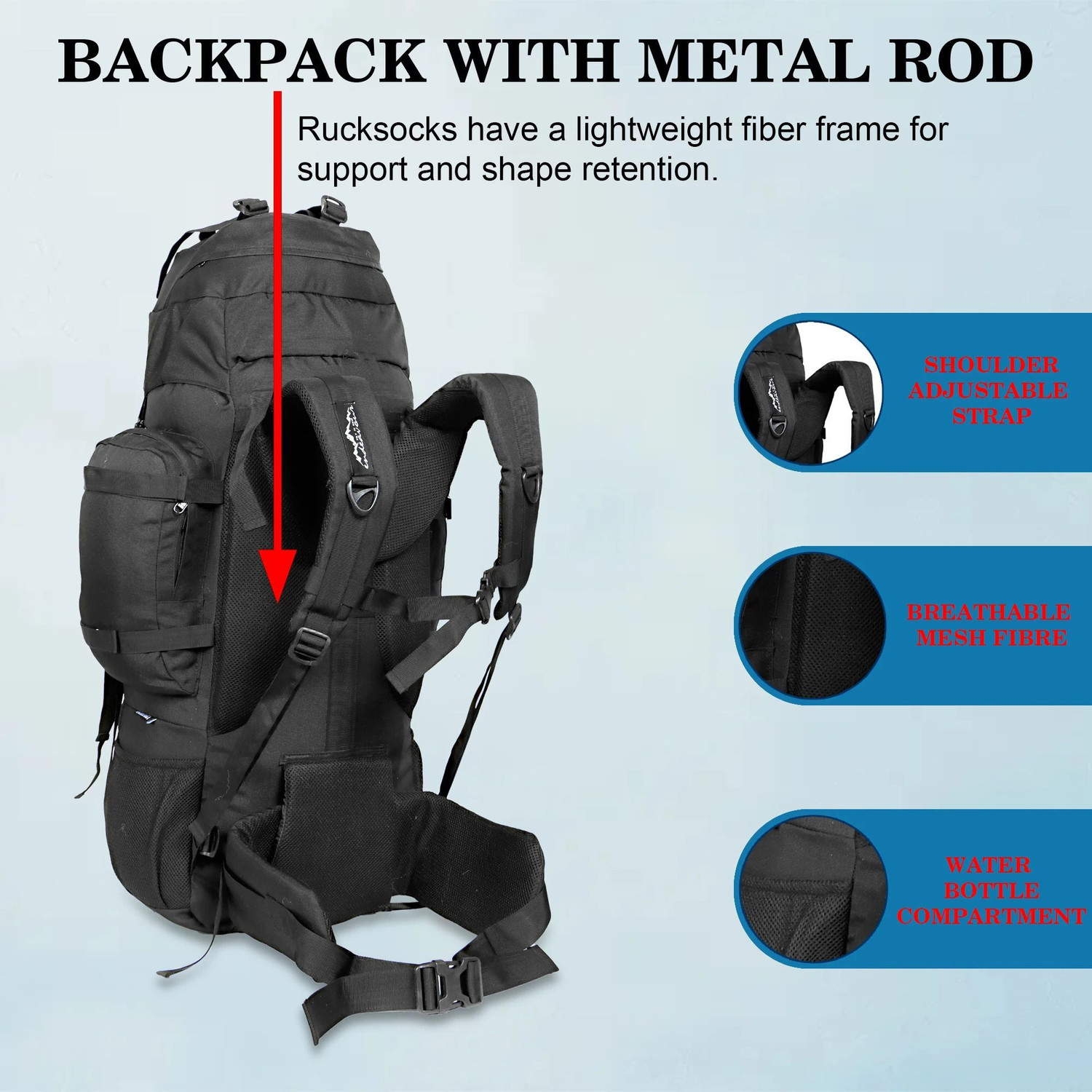 Image of HouseOfCommon Everest Rucksack - 65 L