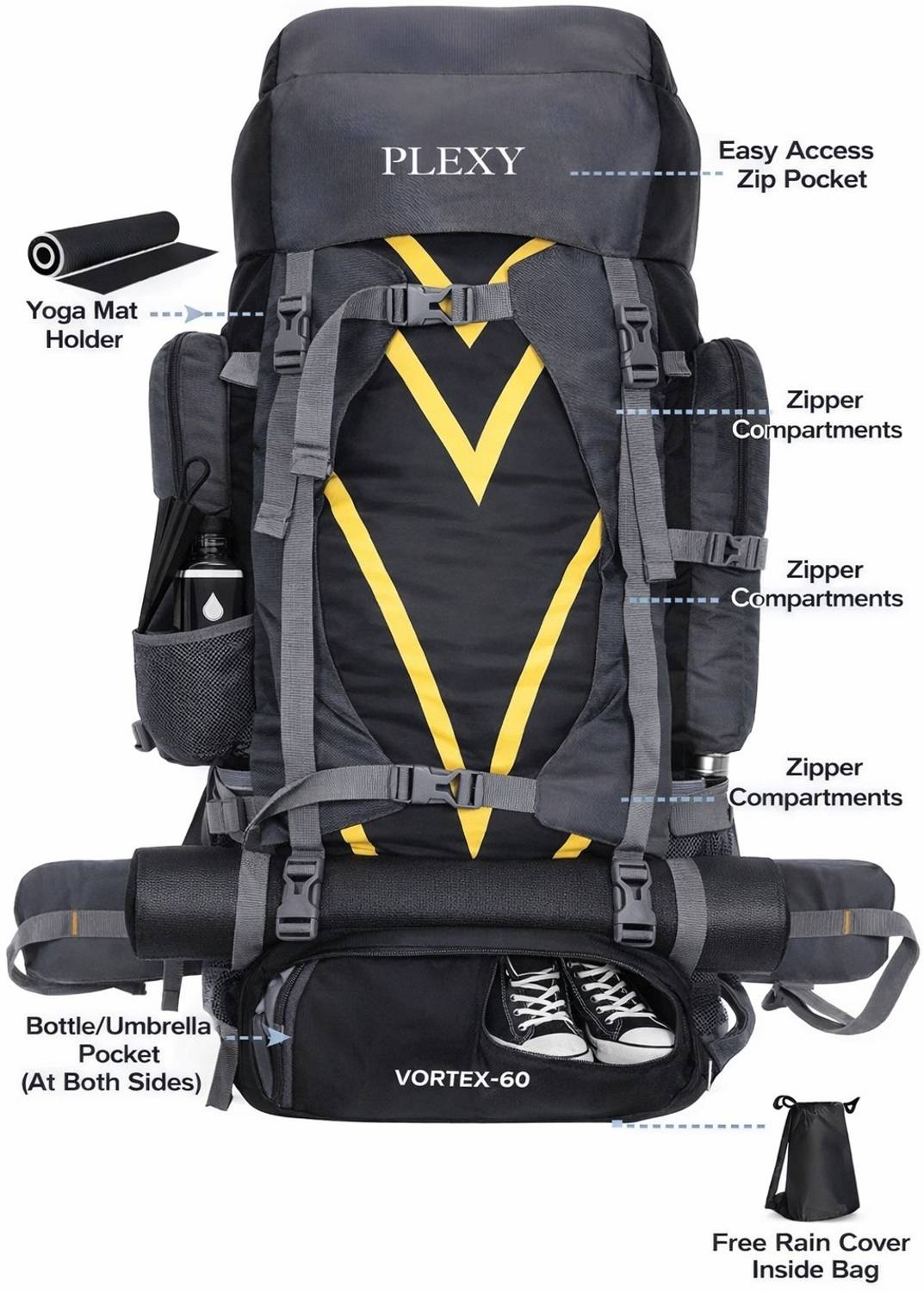 PLEXY 4-BK 60L Trekking Bag