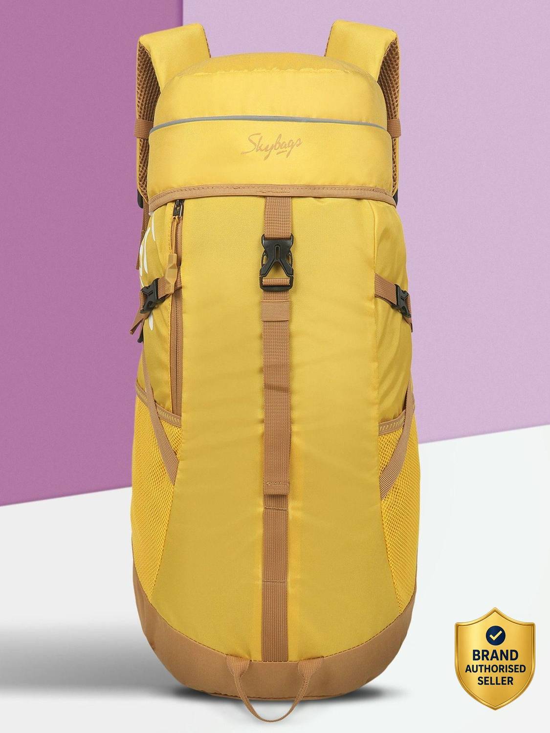 SKYBAGSMOUNT RUCKSACK 45L-MUSTARD Rucksack - 45 L(Yellow)