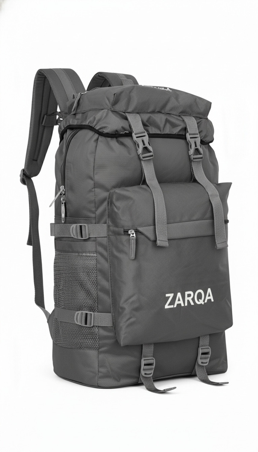 Image of ZARQA Grey travel bag Rucksack - 50 L (Grey)