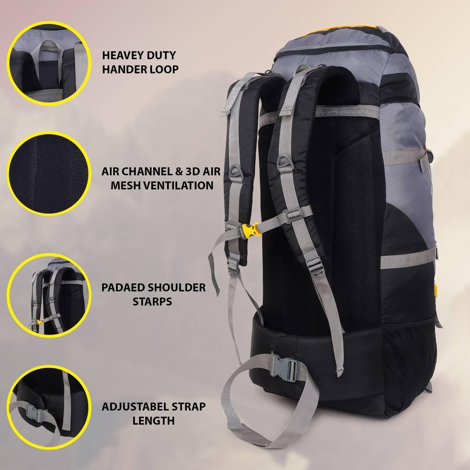 WROGN Trekking Bag 75L - Image 5