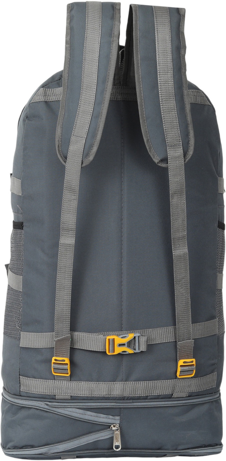 Image of Bagtack Hi-Capacity Travel Rucksack Outdoor Sport Hiking Bag Trekking Bag 65 L Rucksack - 65 L (Grey)