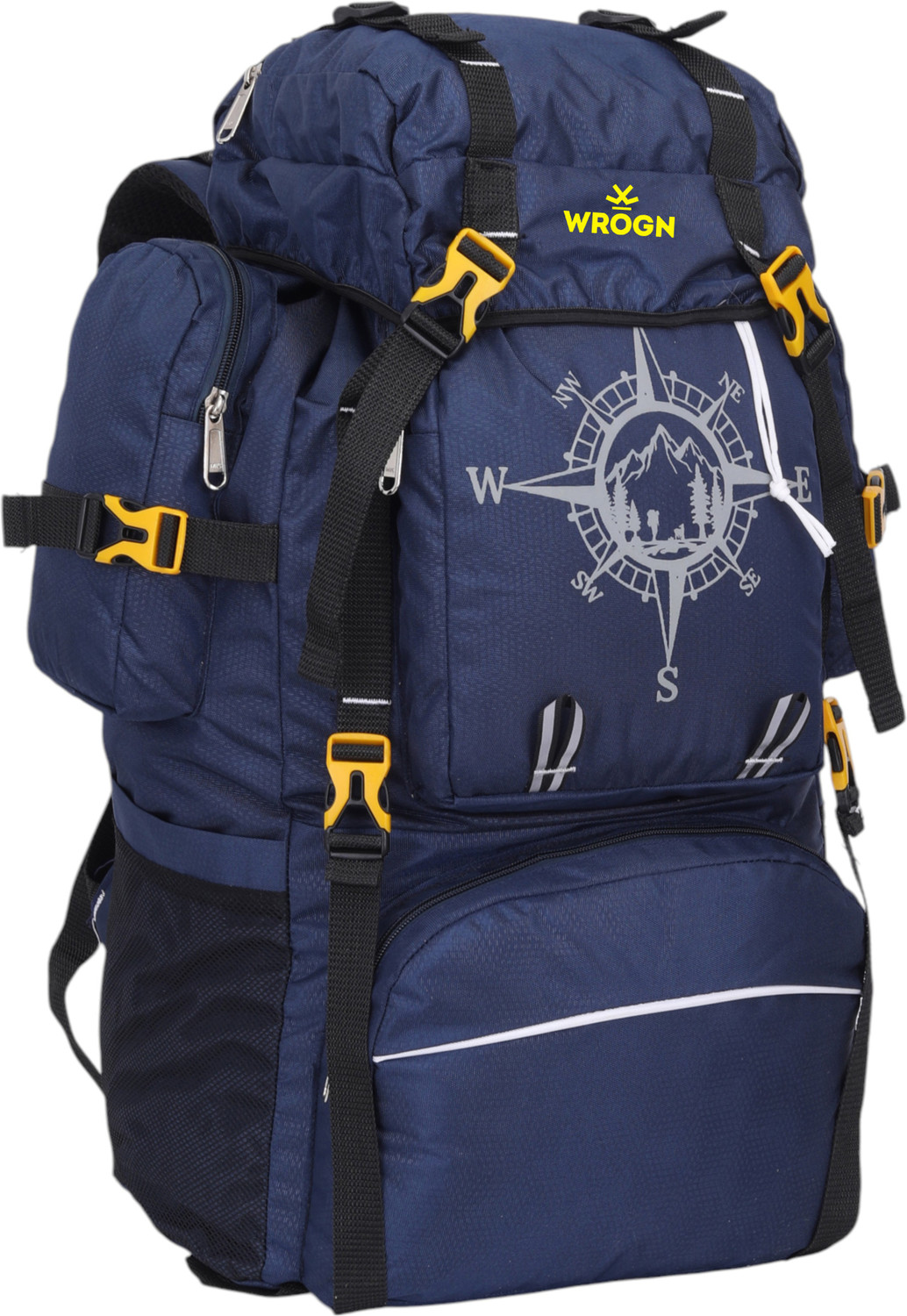 Image of WROGN Trekking Rucksack for Travel - Waterproof, Lightweight & Spacious Pack Rucksack - 75 L