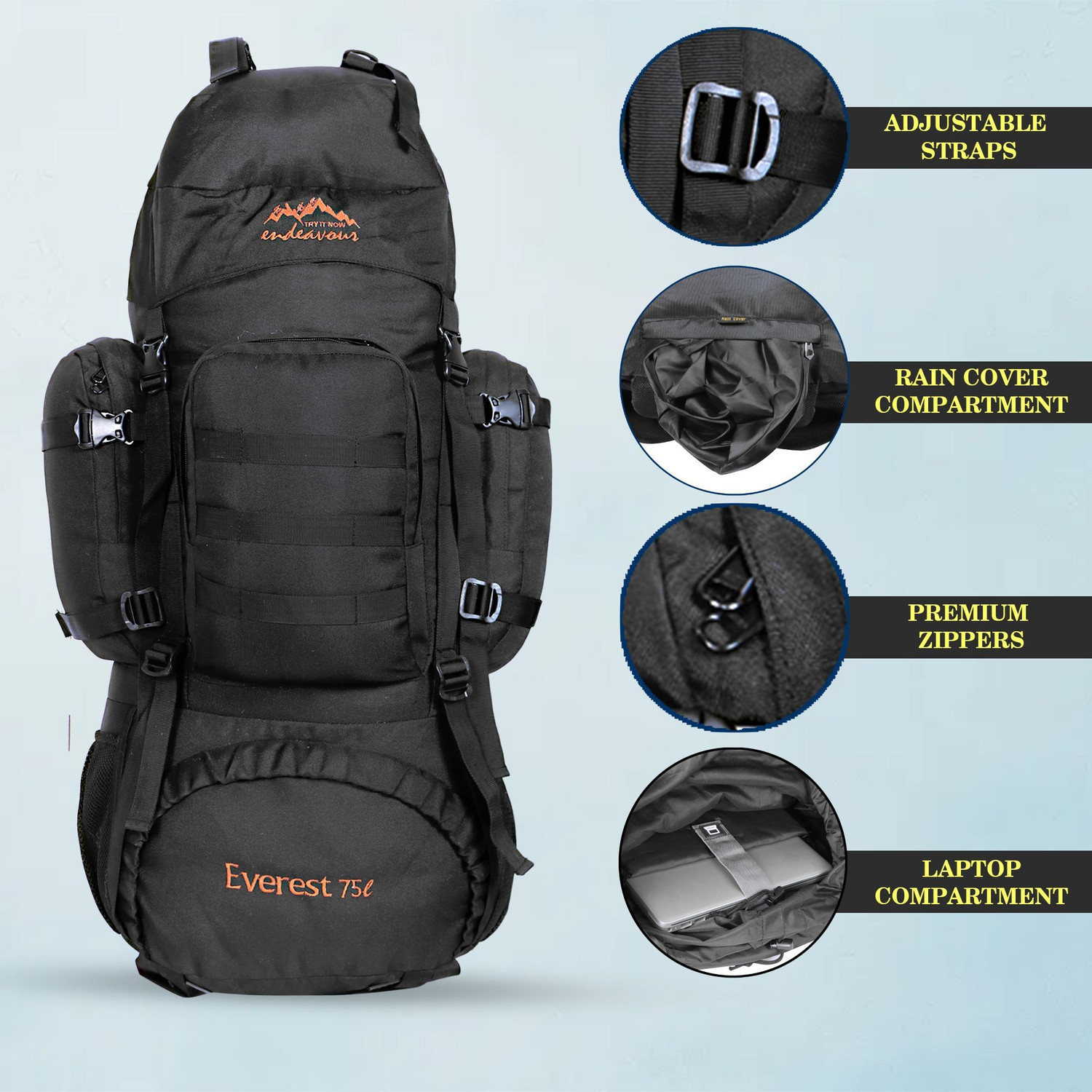 Image of HouseOfCommon Everest Rucksack - 65 L