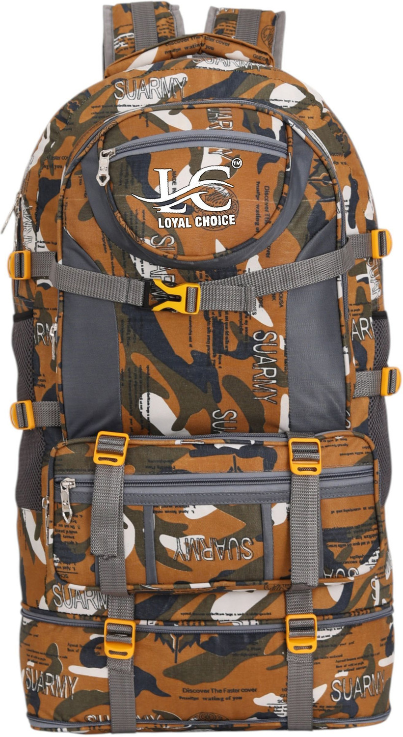 Image of LOYAL CHOICE Expandable Travel Outdoor Sport Camping Hiking TrekkingBagRucksack-55 L Rucksack - 55 L