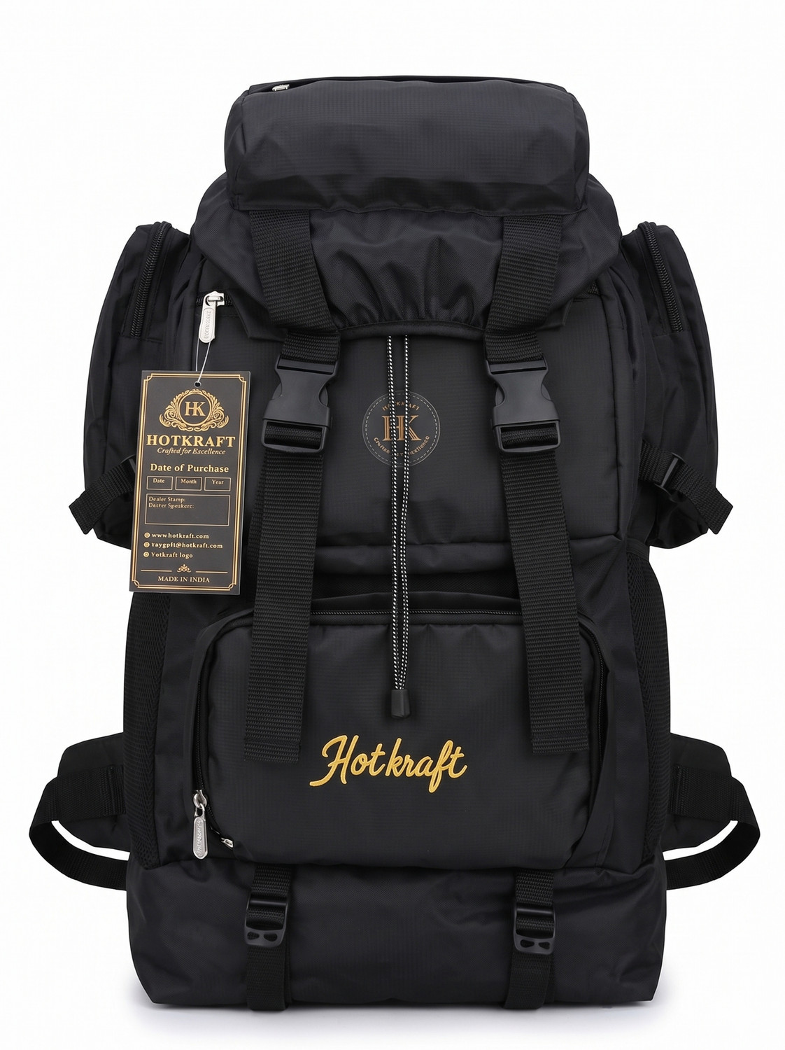 Image of HotKraft HK WaterProof Mountain Rucksack Hiking /Trekking /Camping Bag /Backpack Rucksack Rucksack - 70 L