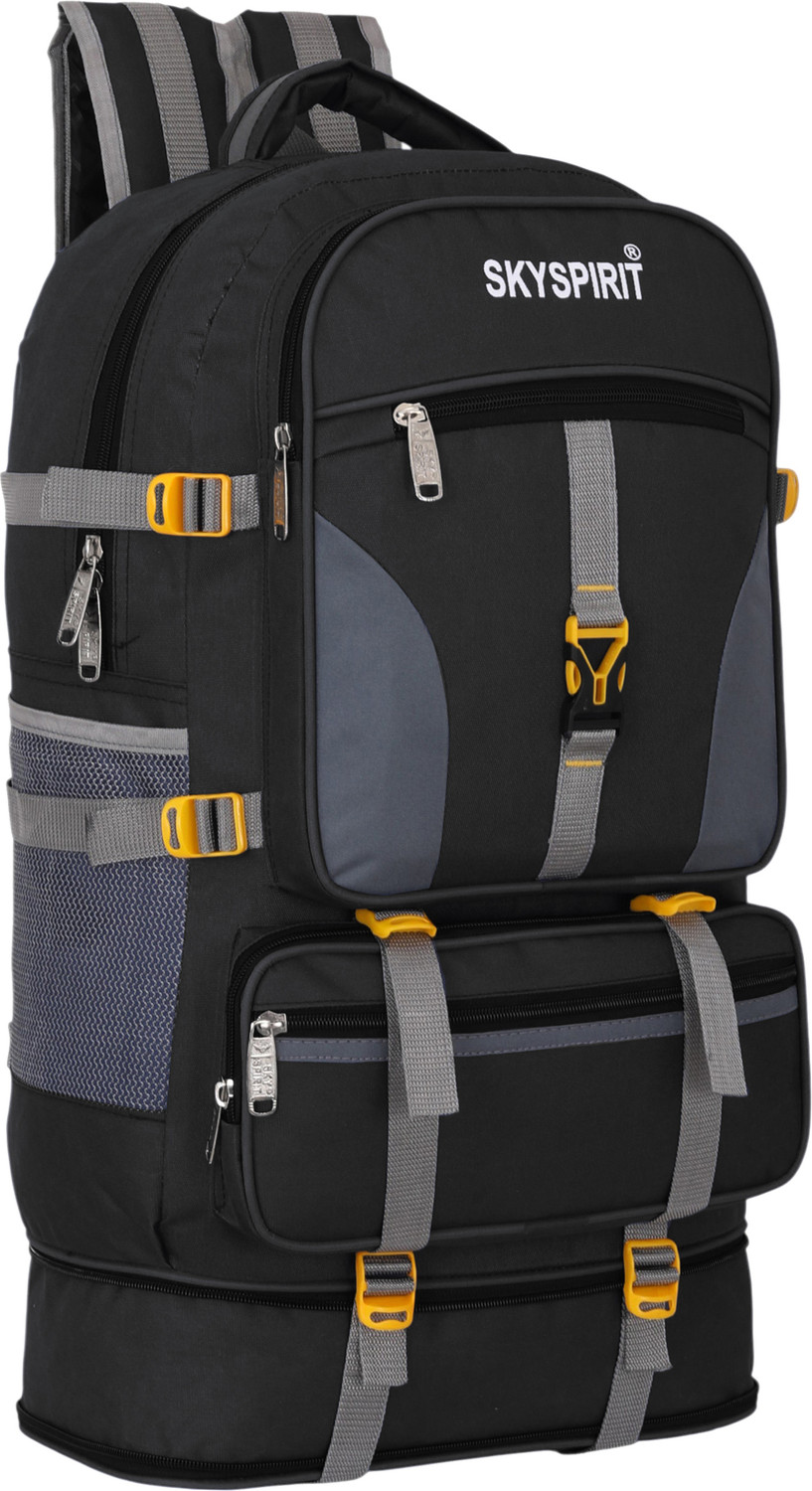 Image of sky spirit Large Backpack for Travel, Hiking & Outdoor with Shoe Compartment 65 L Backpack