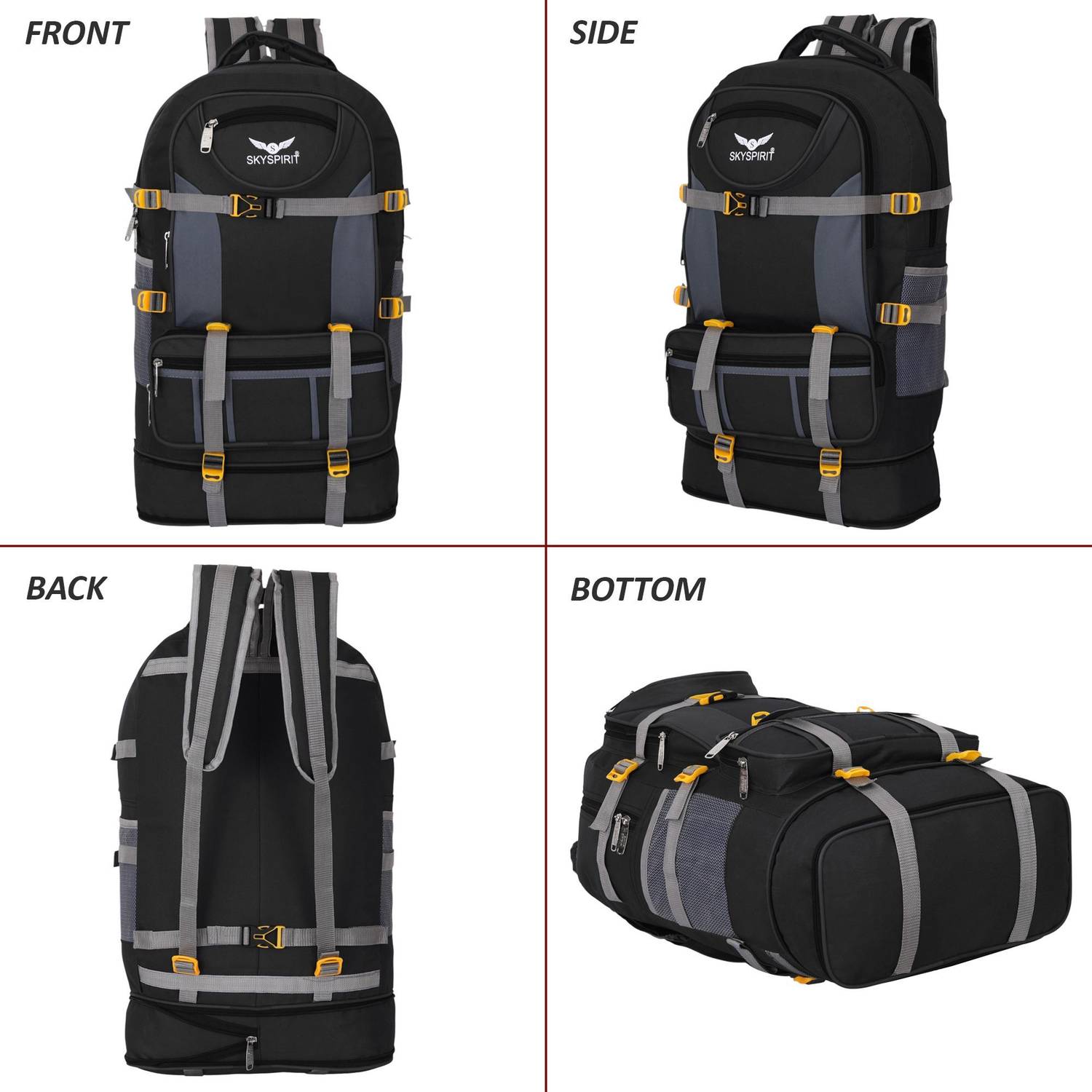 sky spirit 90L Outdoor Travel Rucksack - Image 5