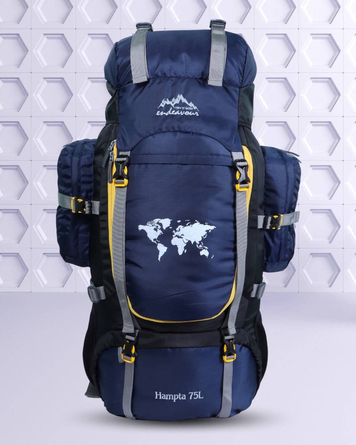 Endeavour HAMPTA 75L Hiking Rucksack with Rain Cover and Shoe