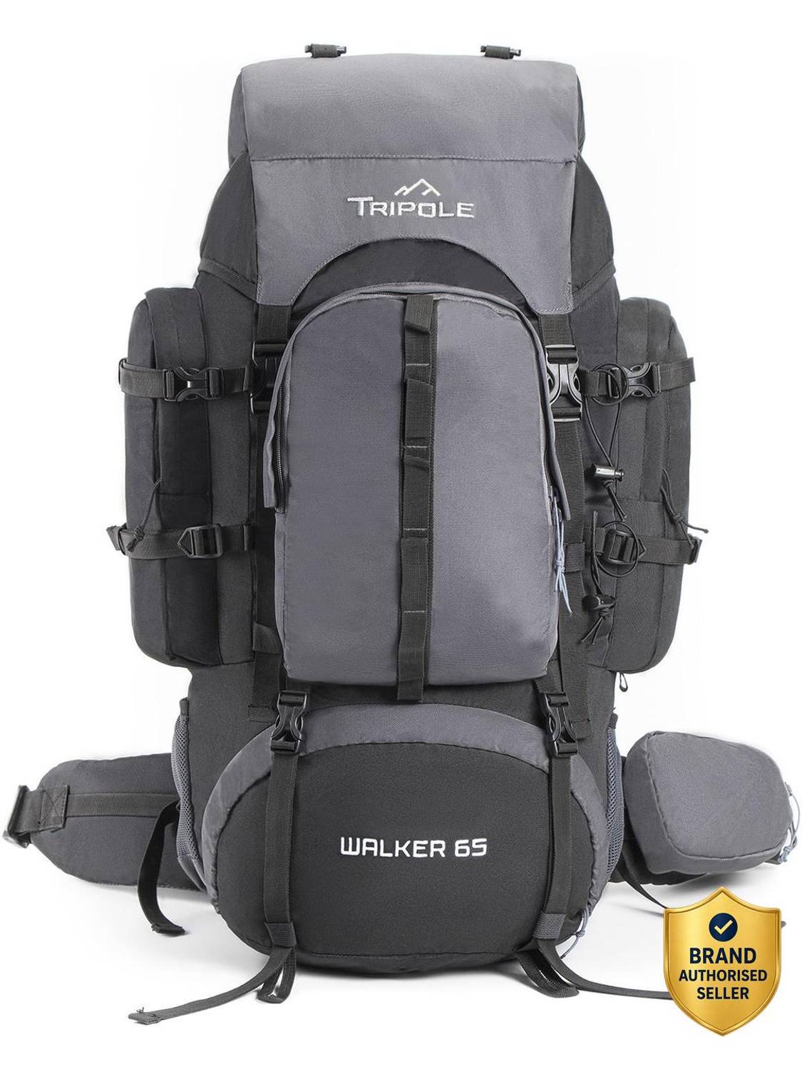 Tripole Walker Rucksack 65L Black