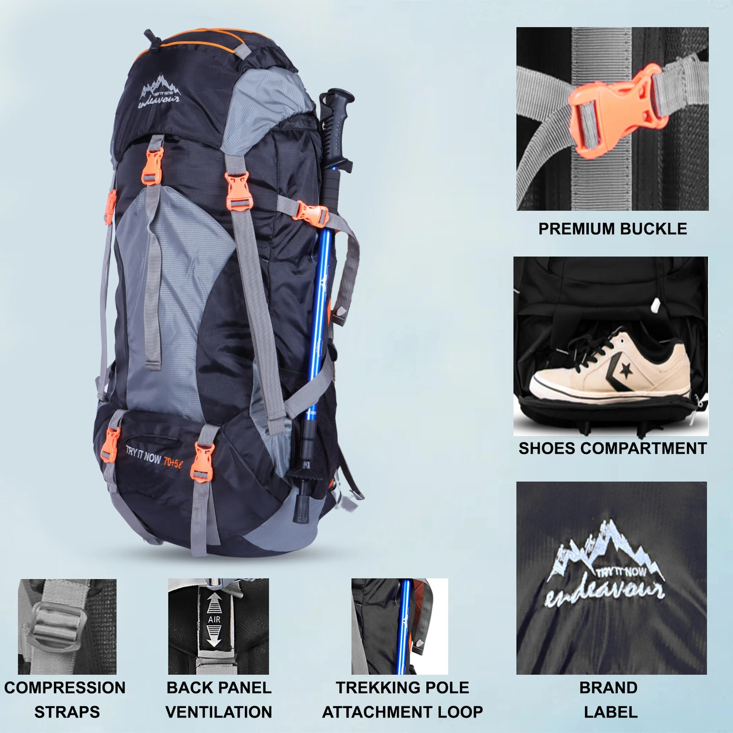 Image of Endeavour Mount Rucksack - 75 L