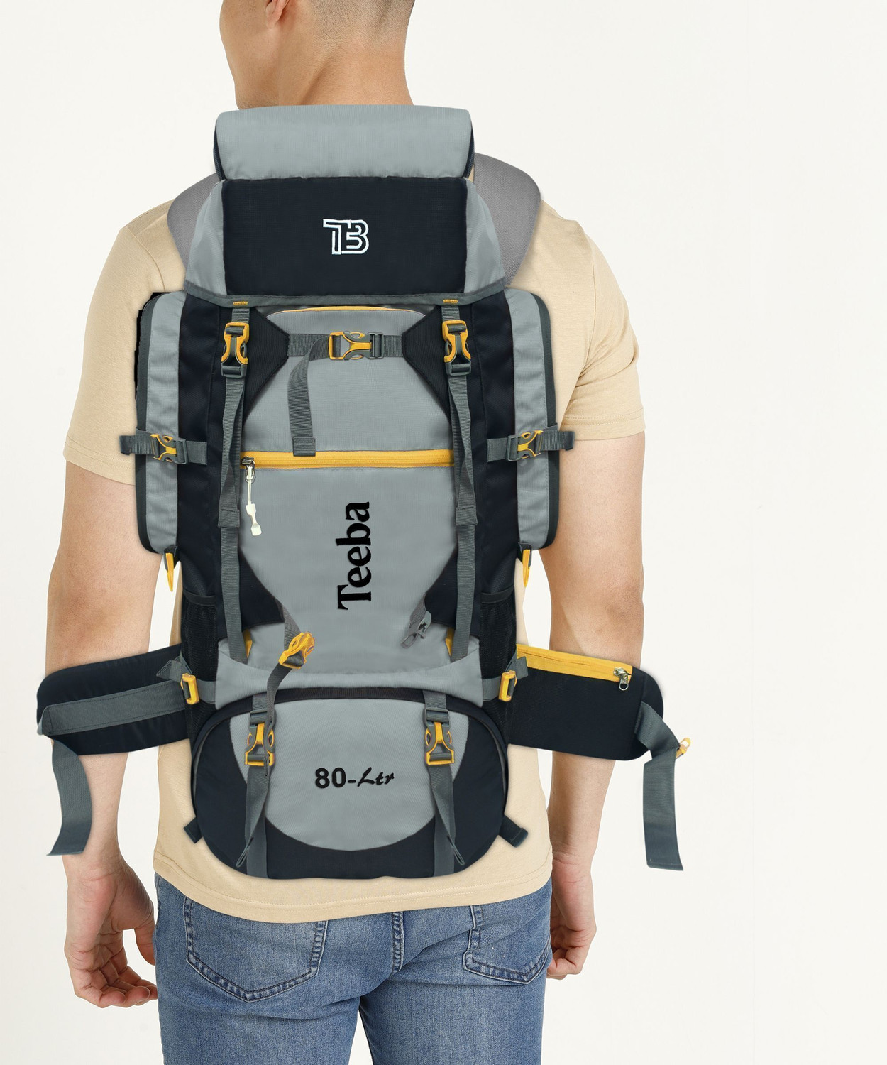 Image of Zikki Waterproof Trekking Hiking Camping Outdoor Camp Luggage Bag Tour Travel Backpack Rucksack - 80 L