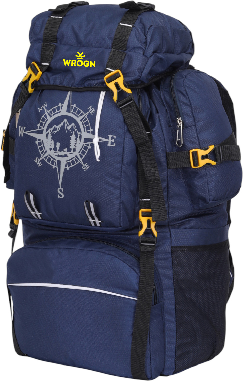 Image of WROGN Trekking Rucksack for Travel - Waterproof, Lightweight & Spacious Pack Rucksack - 75 L