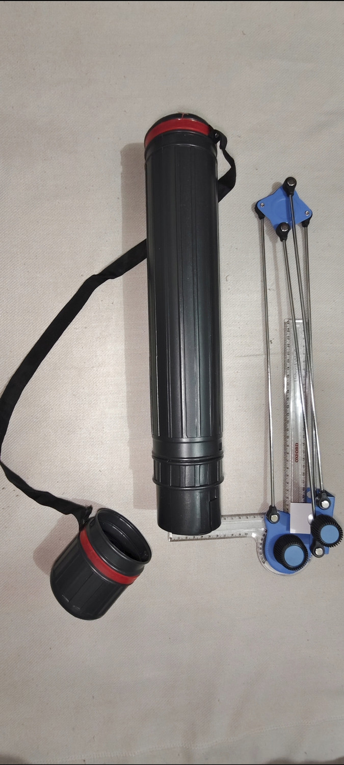 Image of KD ENTERPRISES Protable Drafter with storage tube(sheet holder) Ruler