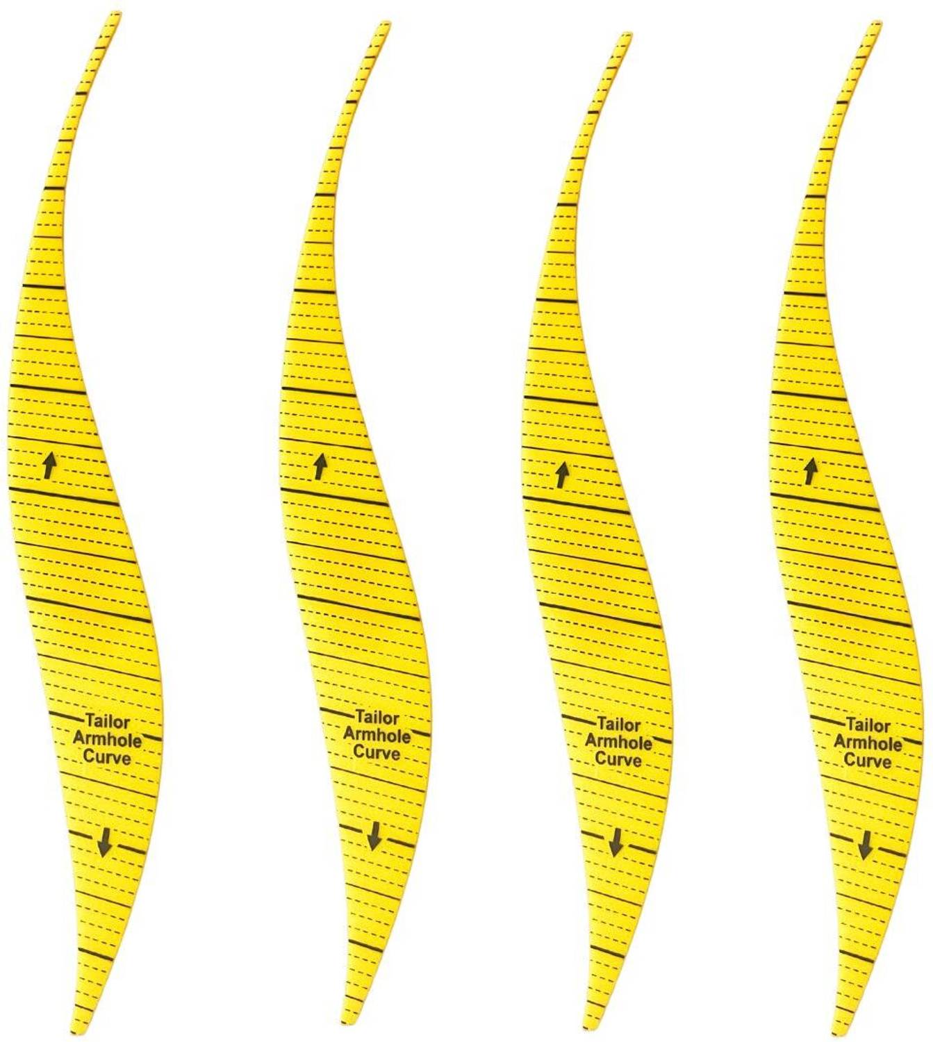 Artonezt Acrylic Tailor Armhole Curve Ruler