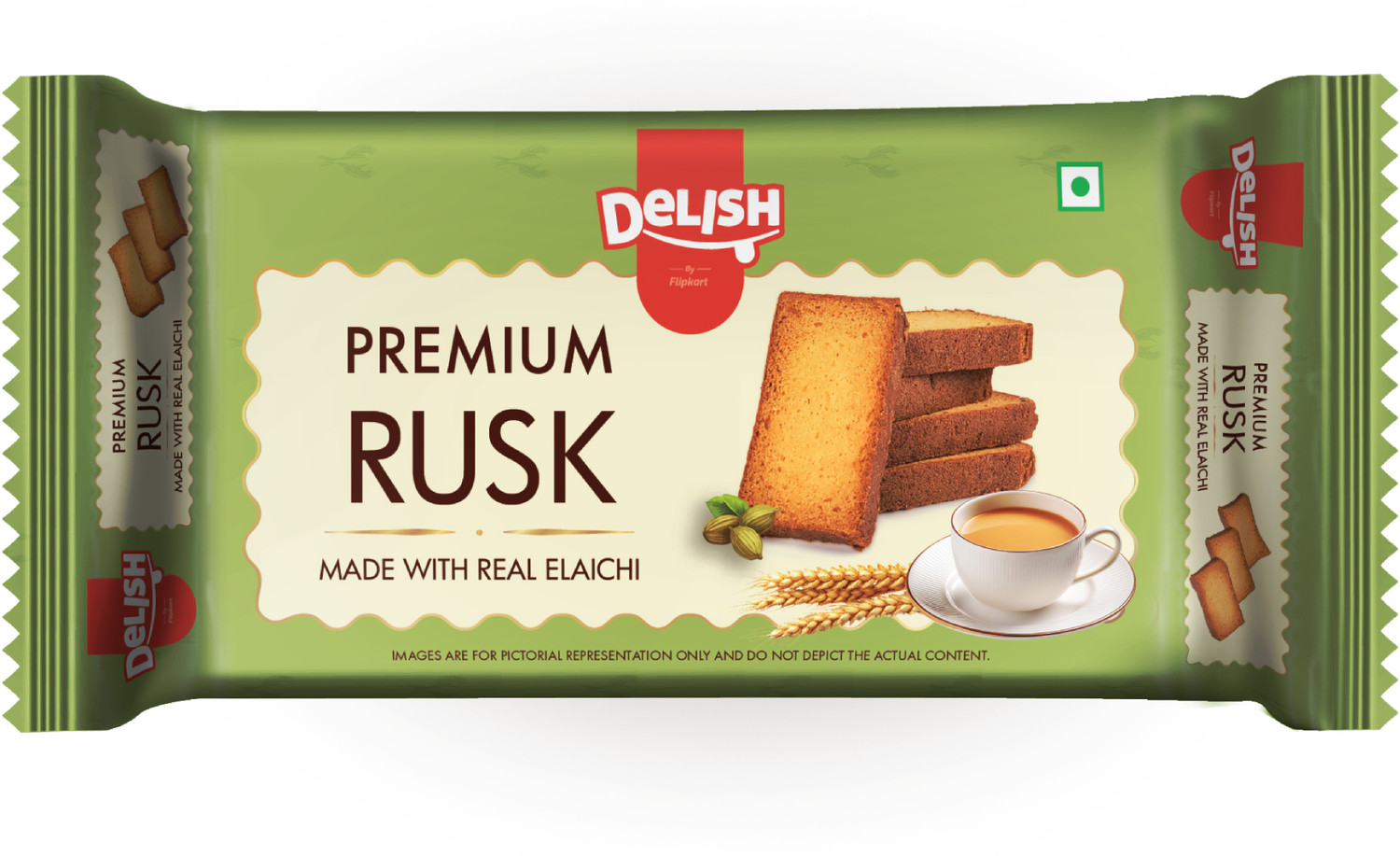 Image of Delish by Flipkart Premium Rusk Elaichi flavored Elaichi Rusk