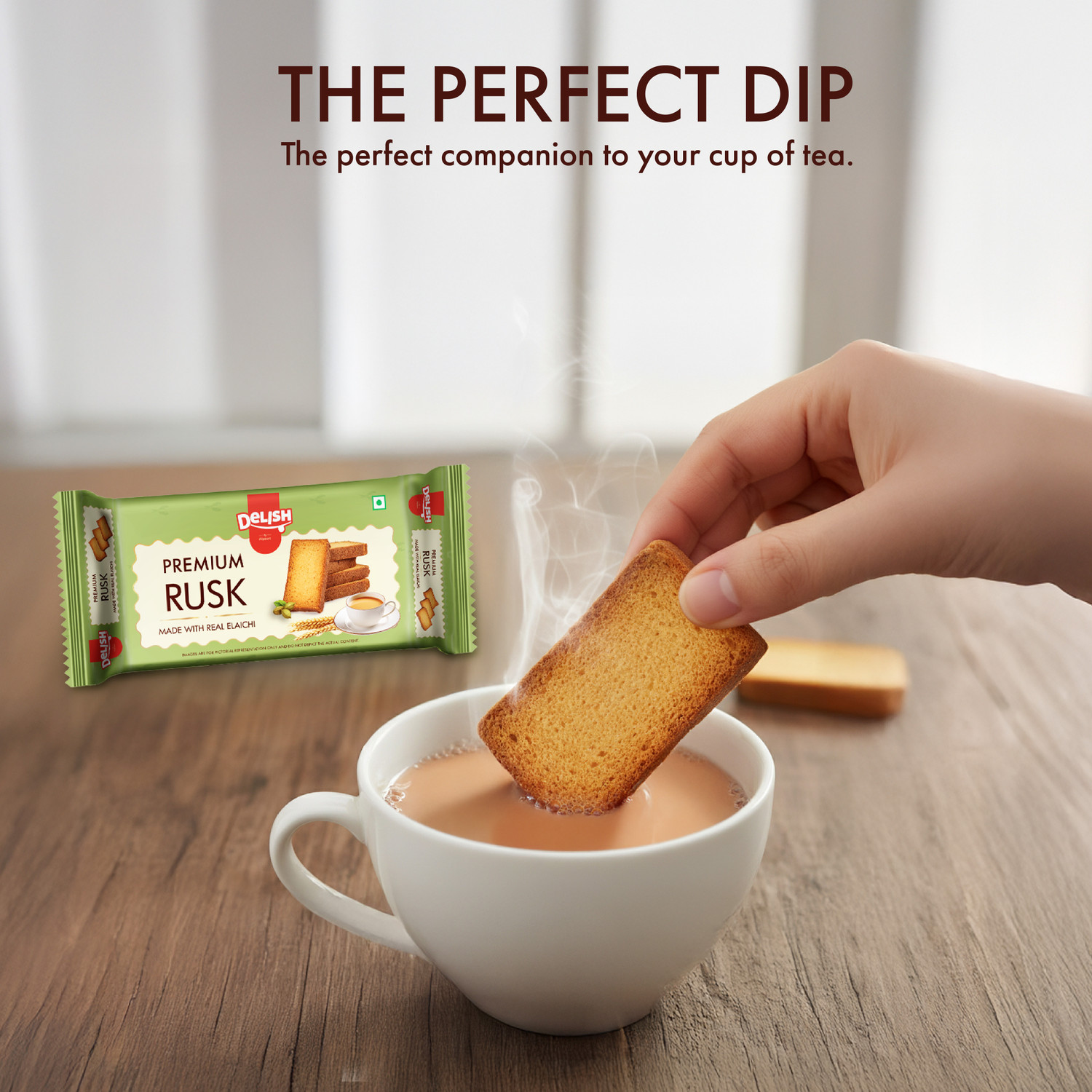 Image of Delish by Flipkart Premium Rusk Elaichi flavored Elaichi Rusk