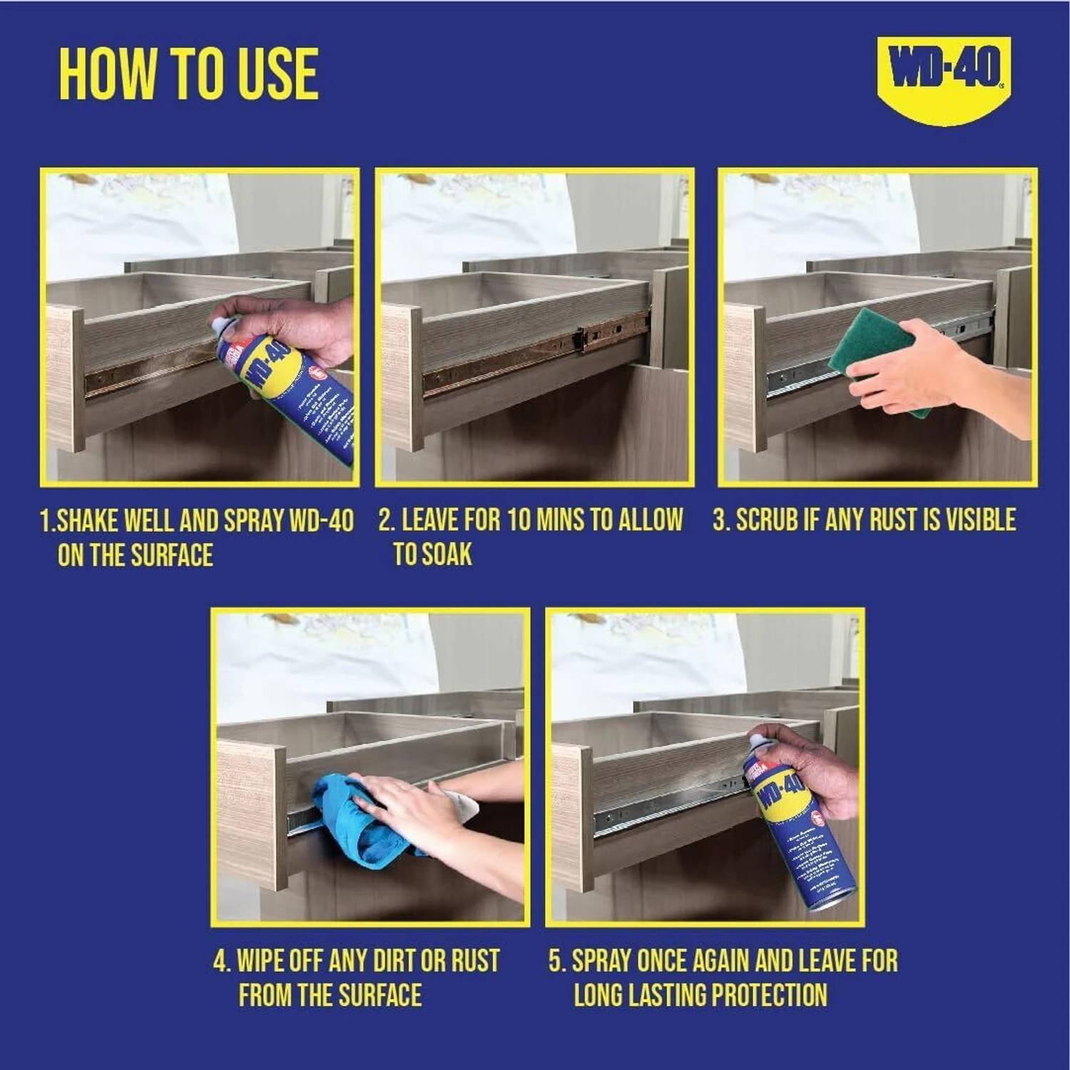 WD40 Multipurpose Rust Removal Spray - Image 3