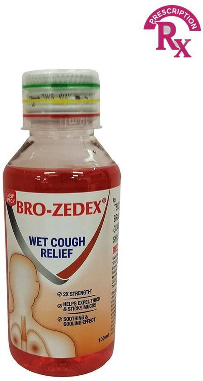 Bro Zedex Wet Cough Relief Syrup (100 ml) Price in India - Buy Bro Bro Zedex Wet Cough Relief Syrup (100 ml) Price in India - Buy Bro