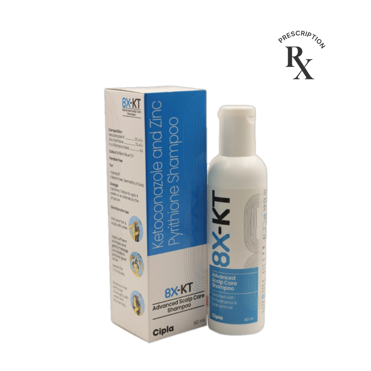 8X KT Advanced Scalp Care Shampoo (60 ml)