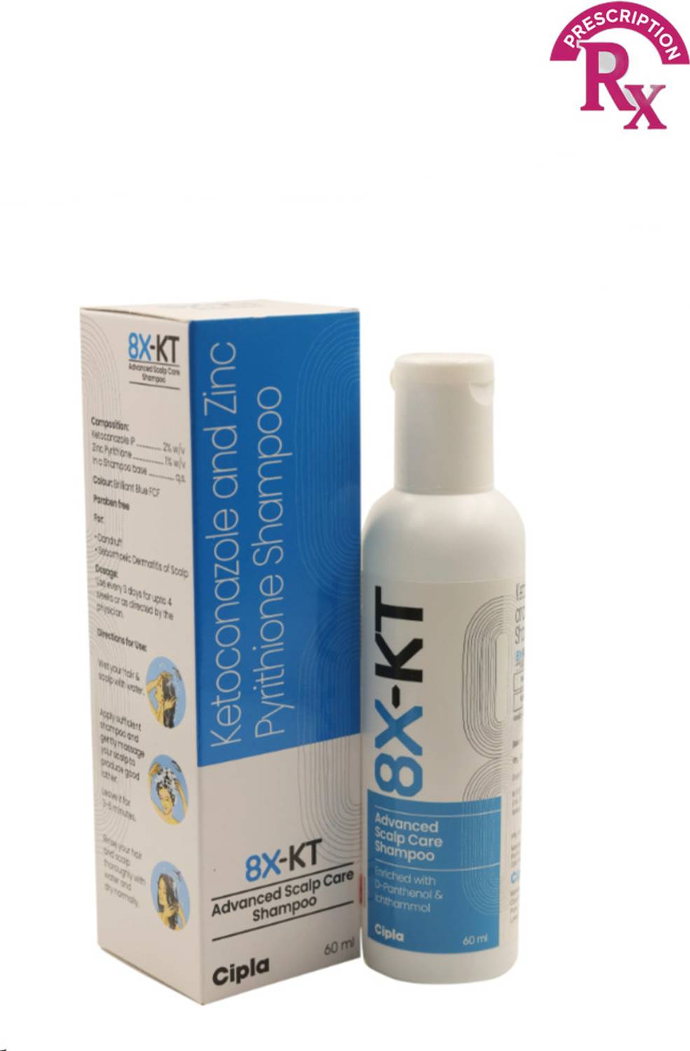 8X KT Advanced Scalp Care Shampoo (60 ml) Price in India - Buy 8X