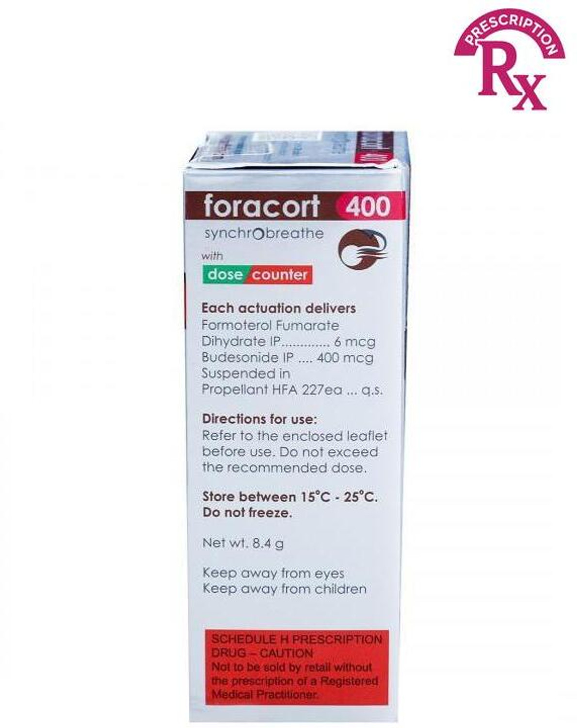 Image of Foracort 400 Synchrobreathe Inhaler (120 Metered Doses)