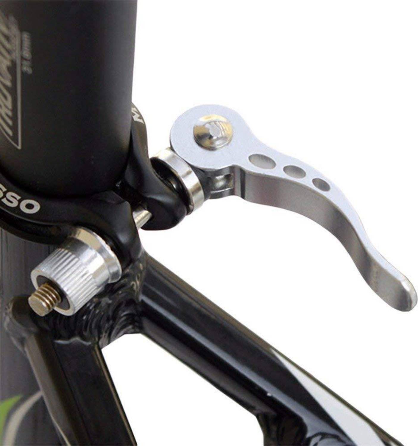 2fortheroad 70012 Bicycle Cycle Cycling Saddle Quick Release Alloy Random Colours 6 x 55mm Saddle
