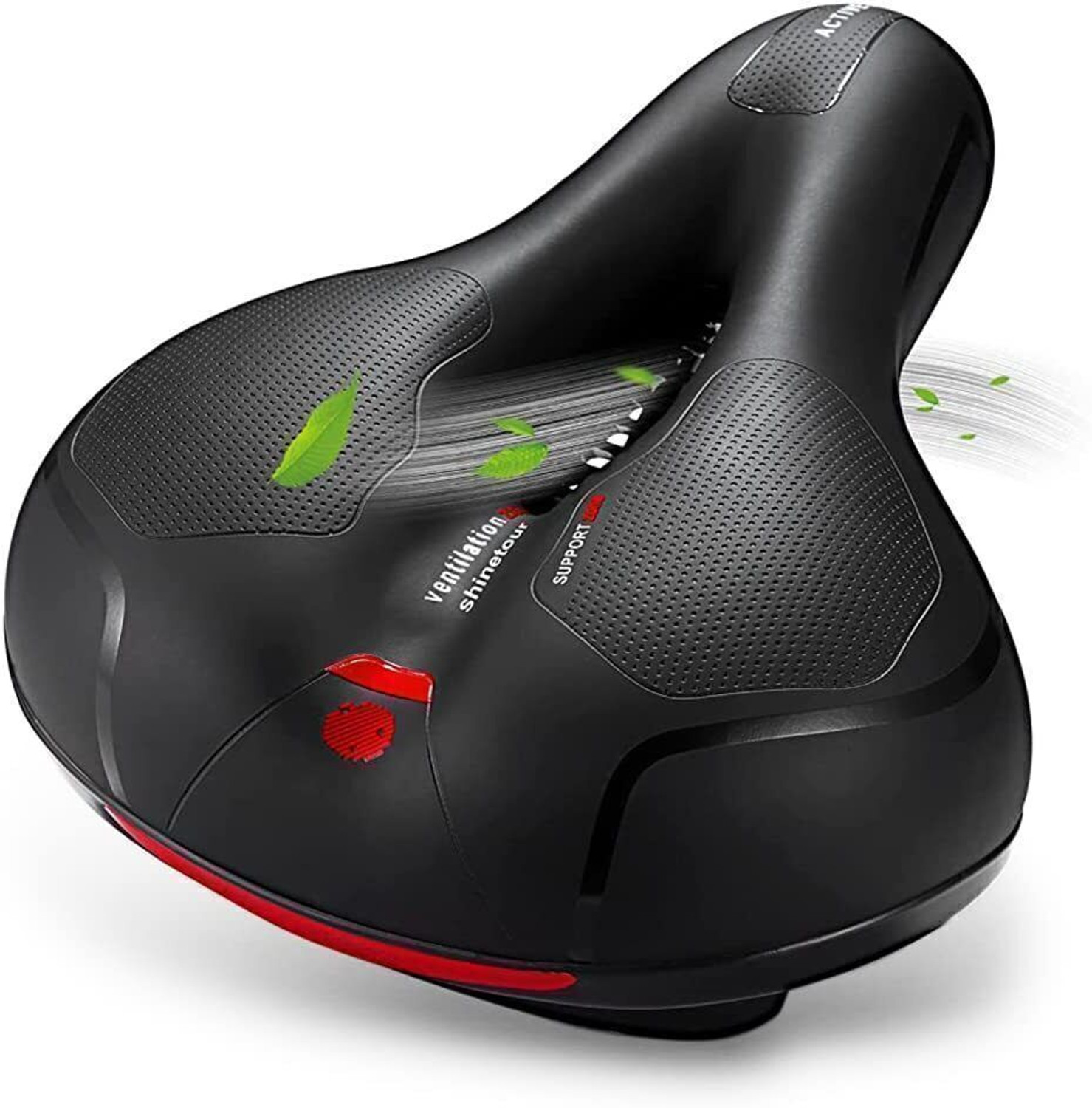 Image of squarefit Cycle Seat Cushion with Extra Padding, Ventilation & Shock Absorption Saddle