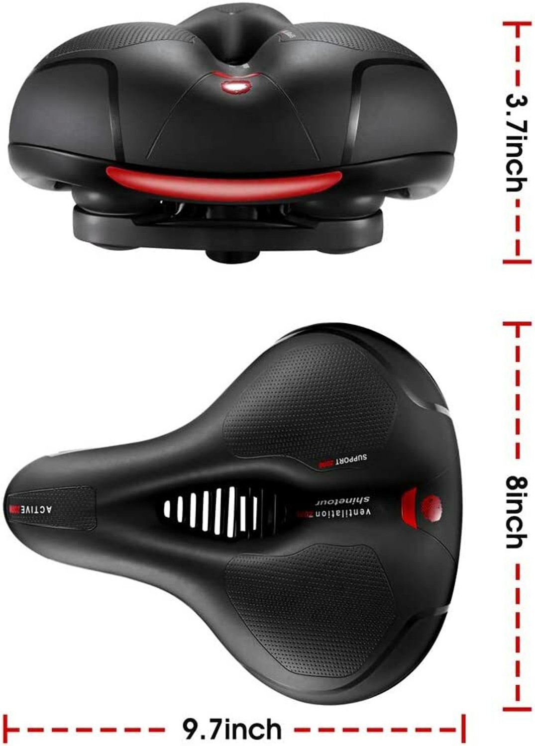 Image of Linist Comfortable Bicycle Seat Cushion -Bicycle Seat for Men, Women Saddle