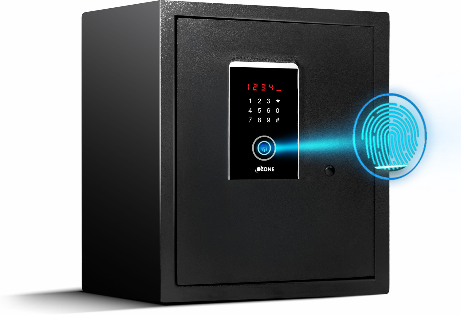 Image of OZONE 40L Fingerprint Safe Locker with 3-in-1 Unlock, 2-Year Warranty, 20.4kg. Safe Locker
