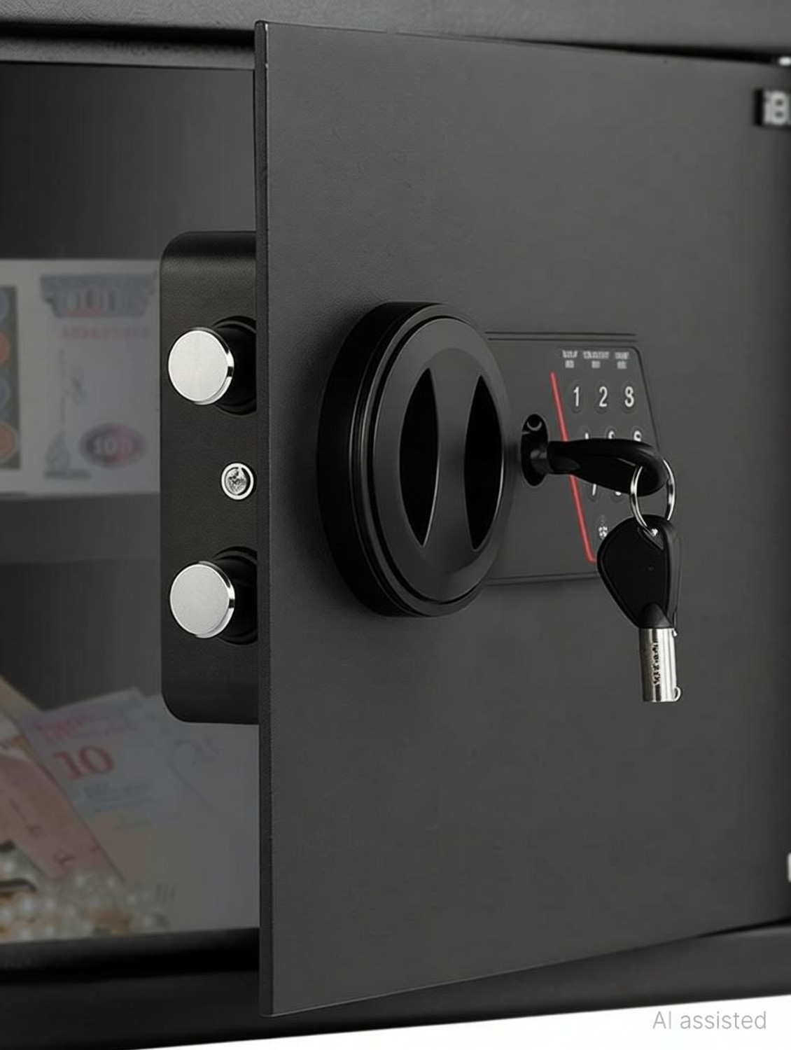 Image of iBELL SL-30B Digital Electronic Safe Locker for Personal & Office Use,30L Black Locker Safe Locker