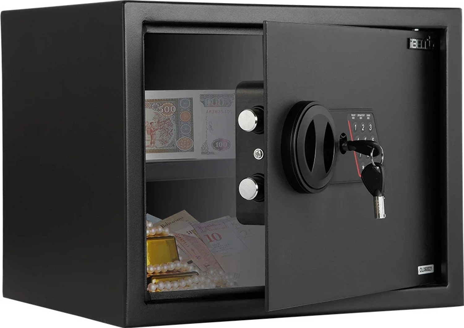 Image of iBELL SL-30B Digital Electronic Safe Locker for Personal & Office Use,30L Black Locker Safe Locker