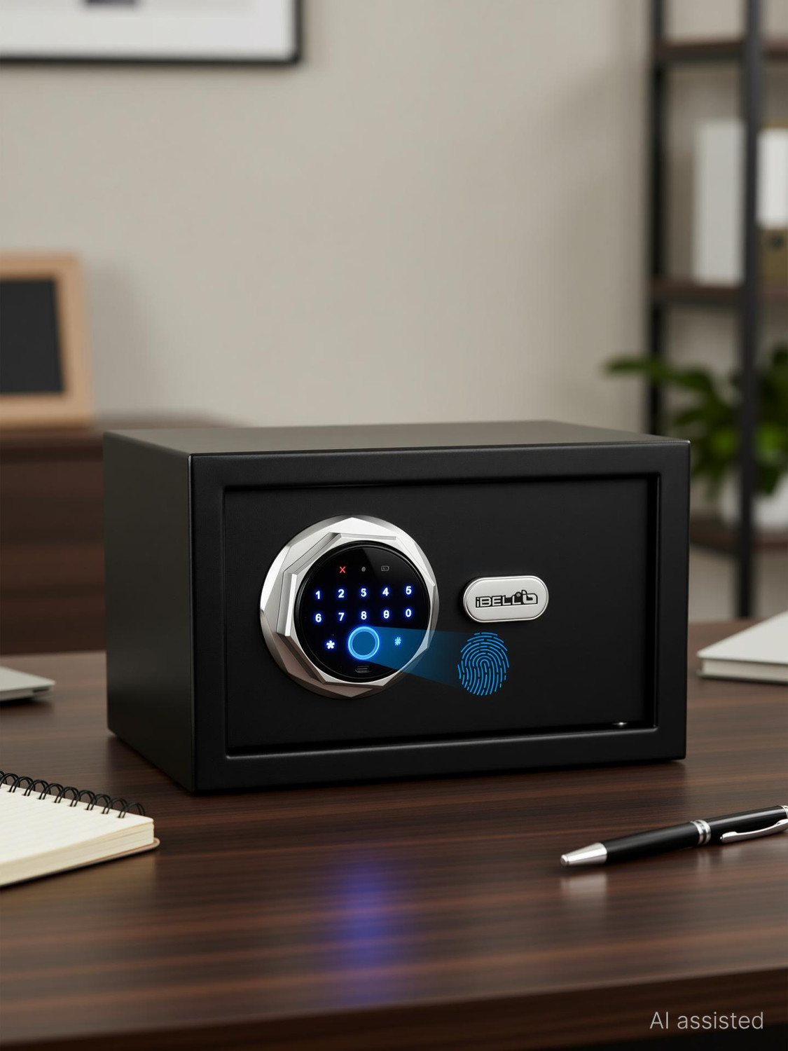 Image of iBELL Digital Fingerprint Safe Locker for Personal and Office Use Safe Locker