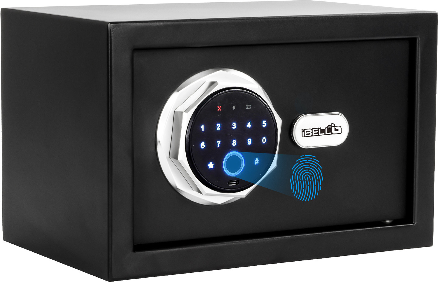 Image of iBELL Digital Fingerprint Safe Locker for Personal and Office Use Safe Locker