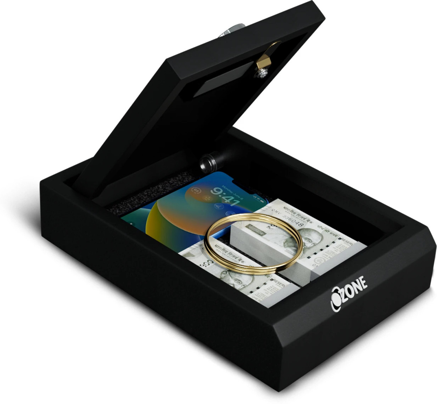 Image of OZONE 2.28 liter Personal Safe Locker for home | Electronic Locking | Passwrod Access Safe Locker