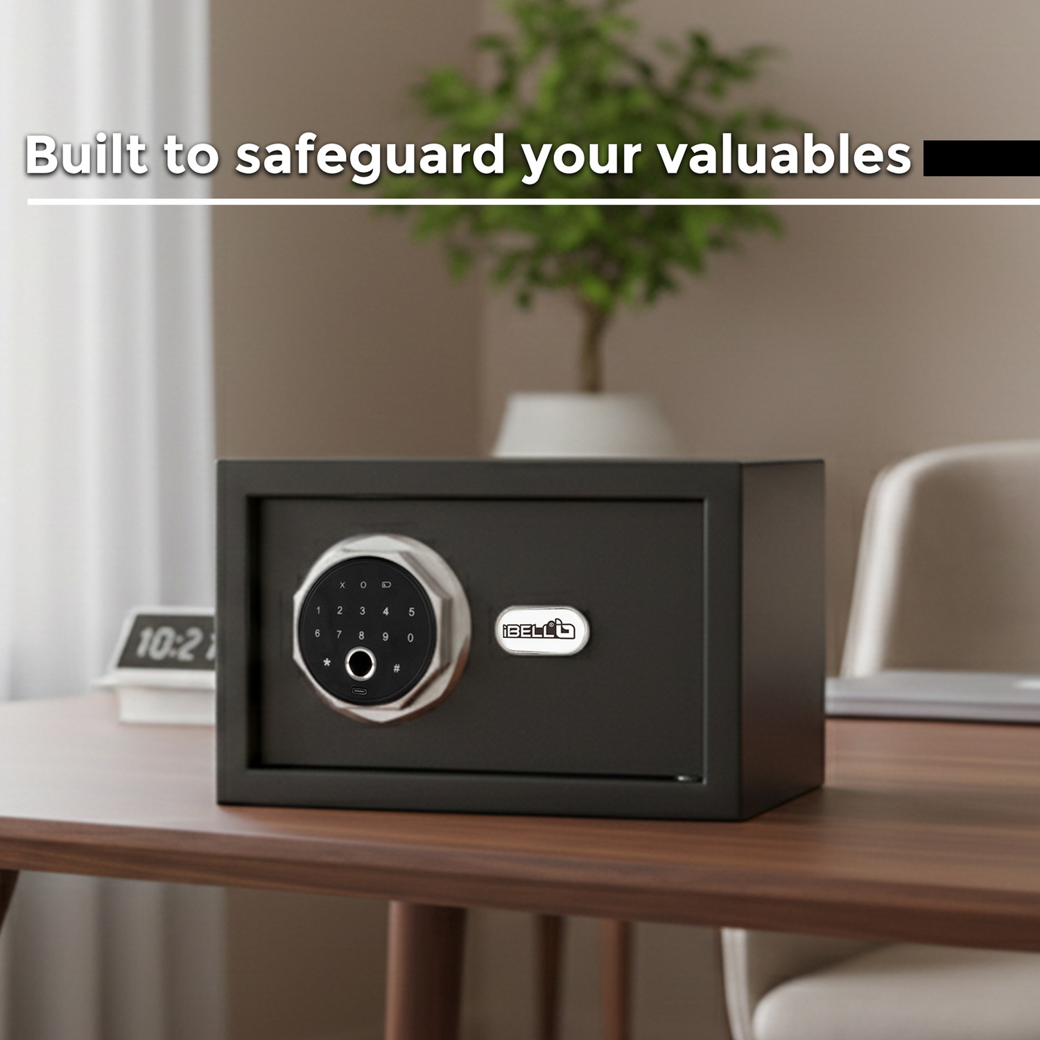 Image of iBELL Digital Fingerprint Safe Locker for Personal and Office Use Safe Locker