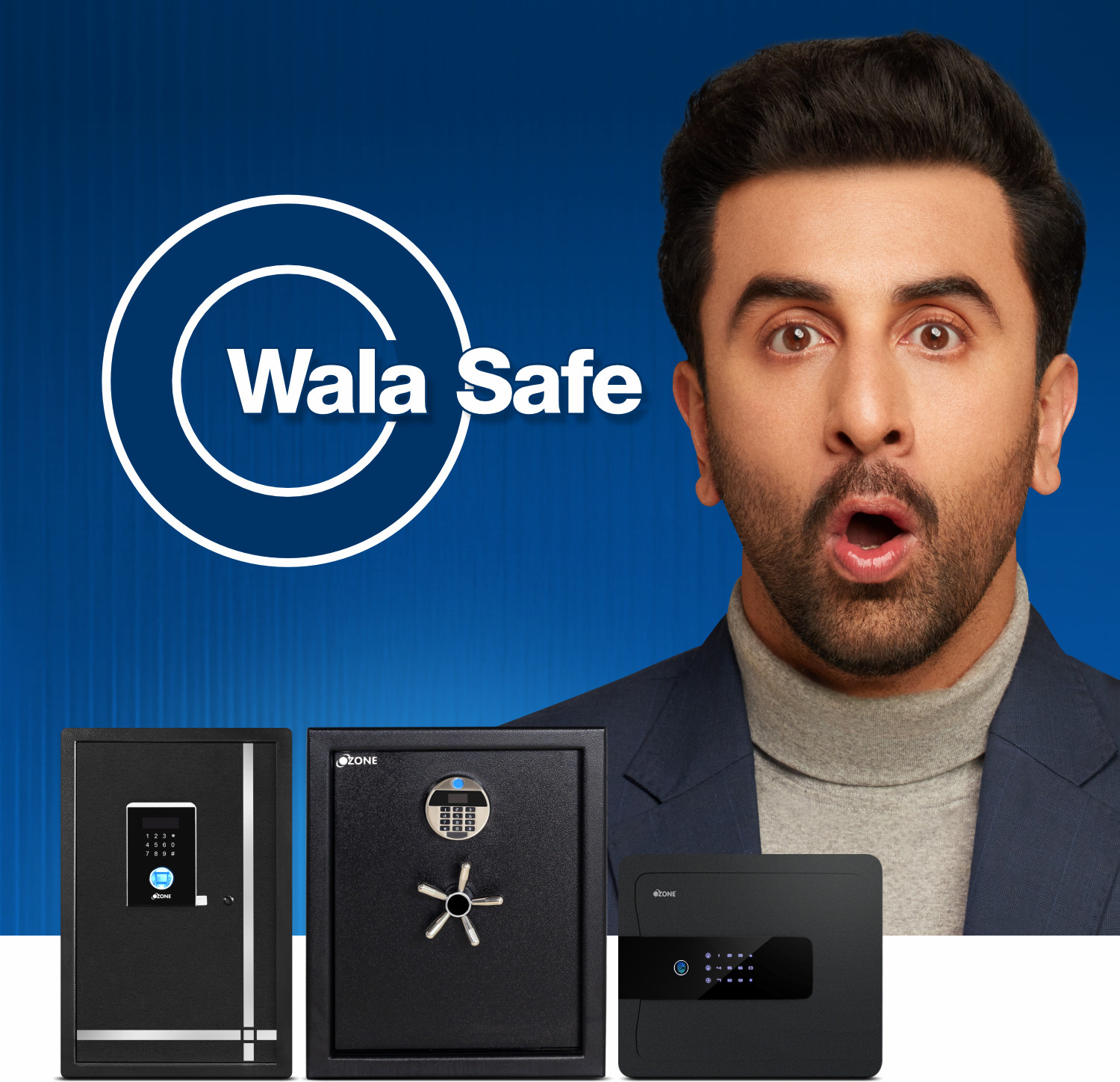 Image of OZONE 2.28 liter Personal Safe Locker for home | Electronic Locking | Passwrod Access Safe Locker